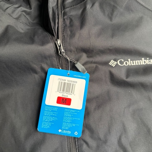 Columbia Ladies' Waterproof Lowland Ultra Jacket Omni Tech Medium NWT - Picture 6 of 8